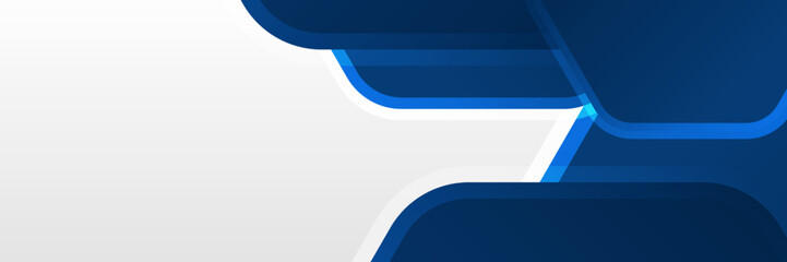 Abstract blue and white geometric shapes geometric light triangle line shape with futuristic concept presentation background