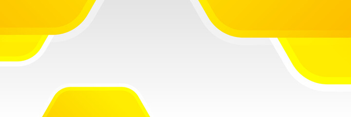 Abstract orange yellow white geometric shapes background. Vector abstract graphic design banner pattern presentation background web template.