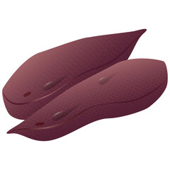 raw pork liver part isolated on transparent background PNG file resource graphic