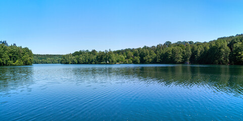 Trześniowskie lake. Lagow, Lubusz Voivodeship, Poland