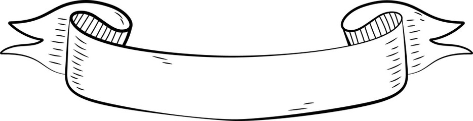 old vintage style ribbon for decoration background vector illustration