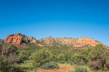 sedona morning with red rocks