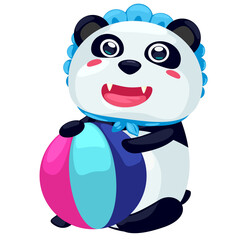 illustration panda
