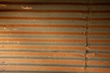 dusty corrugated iron wall, Gwalia Ghost town