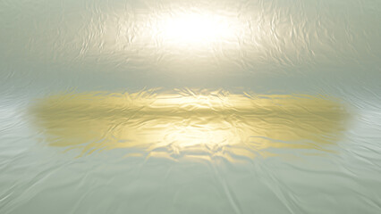 Simple gold, white gradient pastel blured background for summer design.