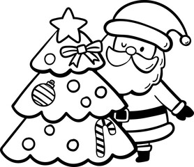 Santa Claus for Christmas and New Year