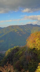 Landscape of Cheonwangsan Mountain in Miryang, South Korea