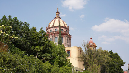 San Miguel de Allende Spanish colonial architecture in Guanajuato, Mexico.