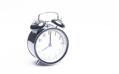 alarm clock on white