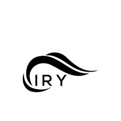 IRY letter logo. IRY blue image on white background. IRY Monogram logo design for entrepreneur and business. IRY best icon.
 - obrazy, fototapety, plakaty