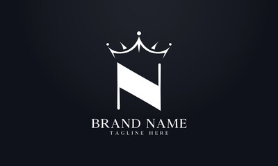 king crown logo vector and extra bold queen symbol