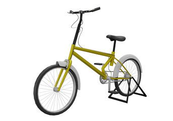 Fototapeta na wymiar Vintage Bike.3D rendering