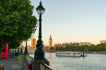 Obraz premium Big Ben clock at sunrise in London. England
