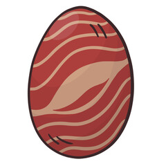 Easter eggs Paschal eggs image as cartoon colorful style for the Christian feast of Easter, which celebrates the resurrection of Jesus.