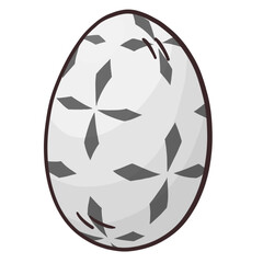 Easter eggs Paschal eggs image as cartoon colorful style for the Christian feast of Easter, which celebrates the resurrection of Jesus.