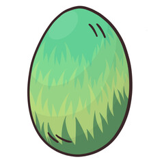 Easter eggs Paschal eggs image as cartoon colorful style for the Christian feast of Easter, which celebrates the resurrection of Jesus.