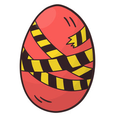 Easter eggs Paschal eggs image as cartoon colorful style for the Christian feast of Easter, which celebrates the resurrection of Jesus.
