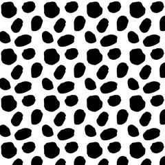 Dalmatian print pattern animal Seamless. Dalmatian skin abstract for printing, cutting and more.