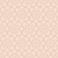 Arabic arabesque monochrome pattern, vector realistic illustration with shadow for design