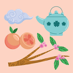 four mid autumn icons