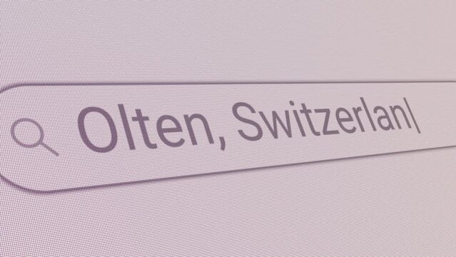 Search Bar Olten Switzerland 
Close Up Single Line Typing Text Box Layout Web Database Browser Engine Concept