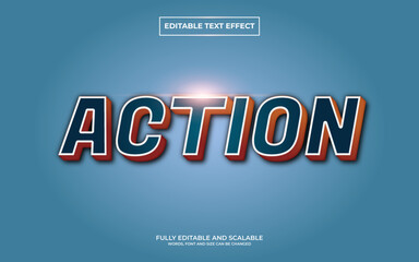 Action Text Effect