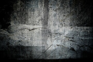 Scary dark wall background, old walls full of stains and scratches. horror concept wall background