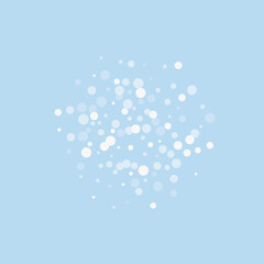 Snowy christmas background. Subtle flying snow