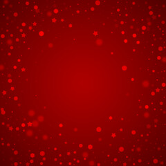 Falling snowflakes christmas background. Subtle