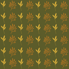 seamless pattern with leaves