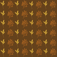 seamless pattern with leaves