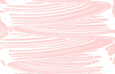 Grunge texture. Distress pink rough trace. Fetchin