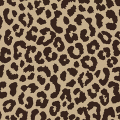Leopard, cheetah and jaguar print seamless pattern. Animal skin print seamless pattern design.
