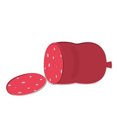 doodle vector illustration of sausage