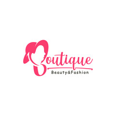 Obraz premium Fashion boutique vector logo illustration