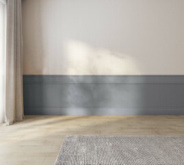 Living room design. View of the modern interior. concept of minimalism. Scandinavian interior living room Mockup