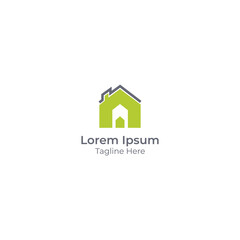 Modern home logo design, Real Estate, Building and Construction Logo Design Template Vector Icon