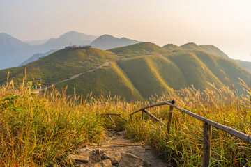 The early autumn scenery of Wugong Mountain Natural Scenic Area, Pingxiang, Jiangxi, China