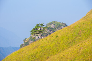 The early autumn scenery of Wugong Mountain Natural Scenic Area, Pingxiang, Jiangxi, China