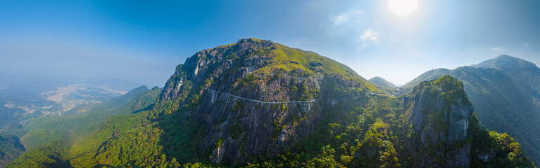 The early autumn scenery of Wugong Mountain Natural Scenic Area, Pingxiang, Jiangxi, China