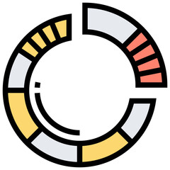 Naklejka premium Pie icon