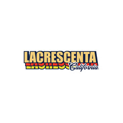 Vintage Retro Lacrsecenta, California Design