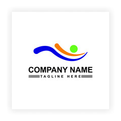 Youth People Logo Template for Scholarships Foundation, Young Community, Youth Center, Study Activity, Teenager Collaboration, School Organization, Future Leadership Foundation.