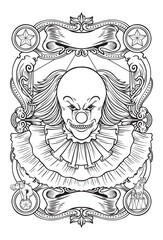 Clown Coloring Book