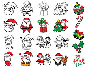 Santa Claus for Christmas and New Year