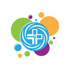 Medical logo template icon design