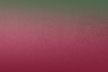 Fruity Watermelon juice or solid plain soft red two tone color gradation with light green paint on cardboard box recycled paper texture background with space