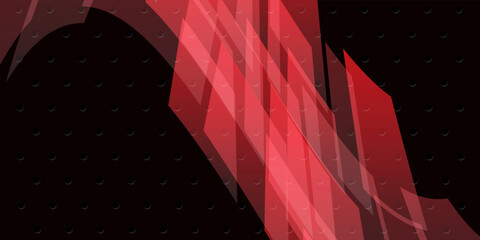 Naklejka premium Abstract red and black background
