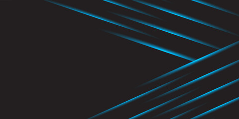 Abstract black and blue background