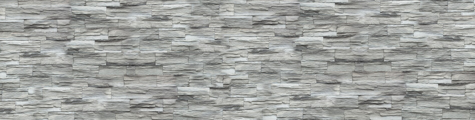 Surface white wall of stone wall gray tones